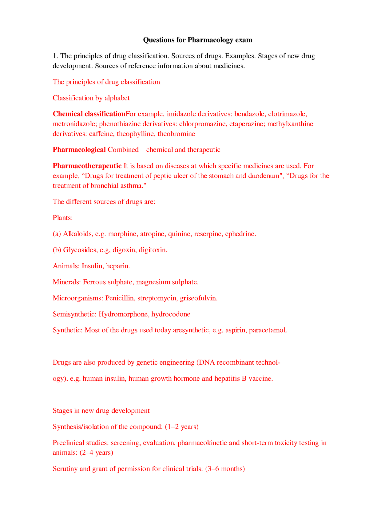 pharmacotherapy case study answers