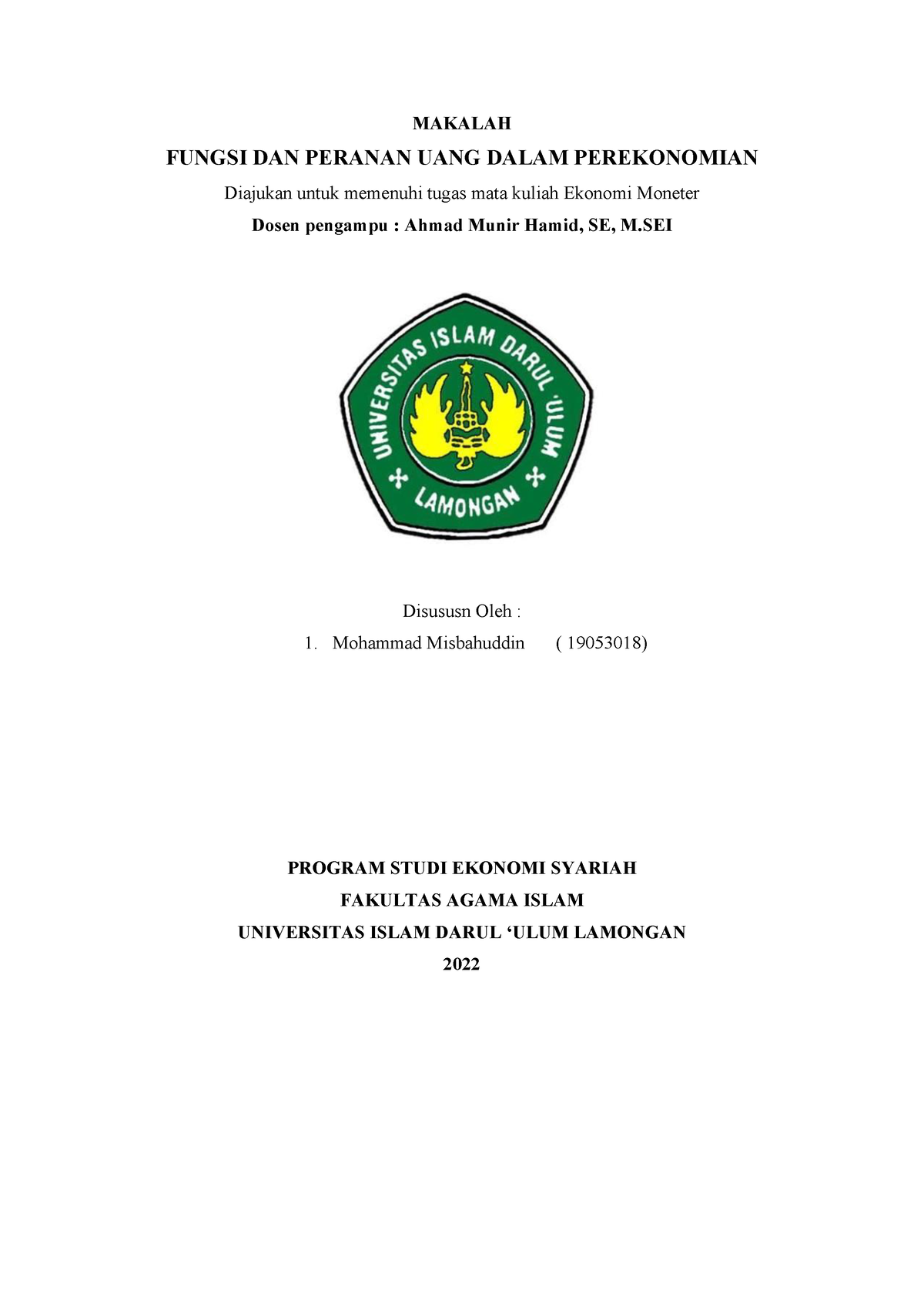 2. Fungsi Dan Peran Uang 6 - MAKALAH FUNGSI DAN PERANAN UANG DALAM ...