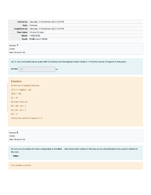 CS-6105 Prelim Quiz 2 - Quiz - Question Correct 1 Mark 2 Out Of 2 ...