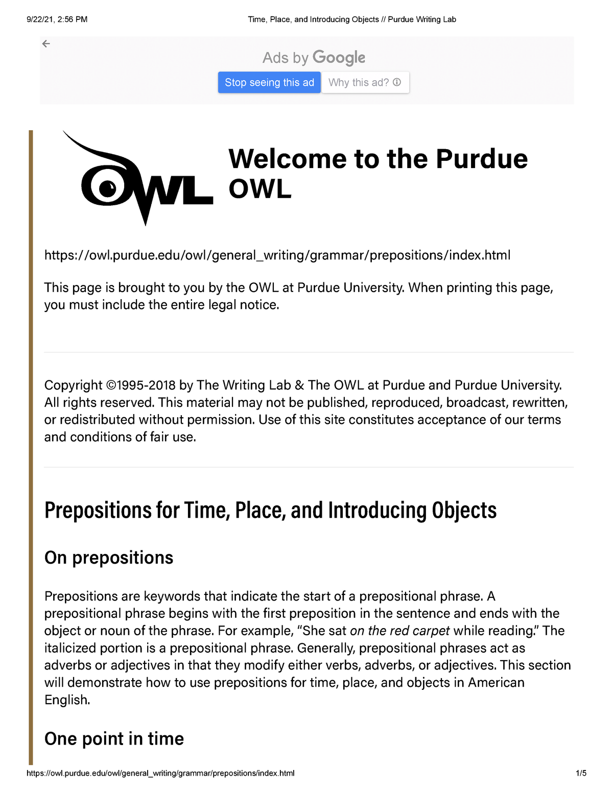 time-place-and-introducing-objects-purdue-writing-lab-english