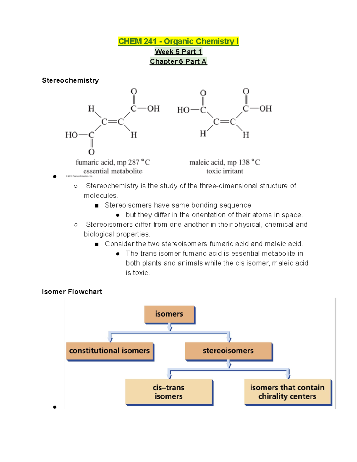 CHEM 241 Lecture Notes Week 5 Part 1 - Chapter 5 Part A Notes - CHEM ...