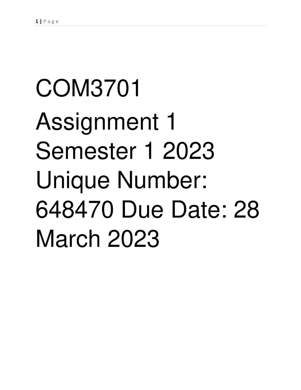 assignment-1-com3701-unique-number-table-of-contents-introduction