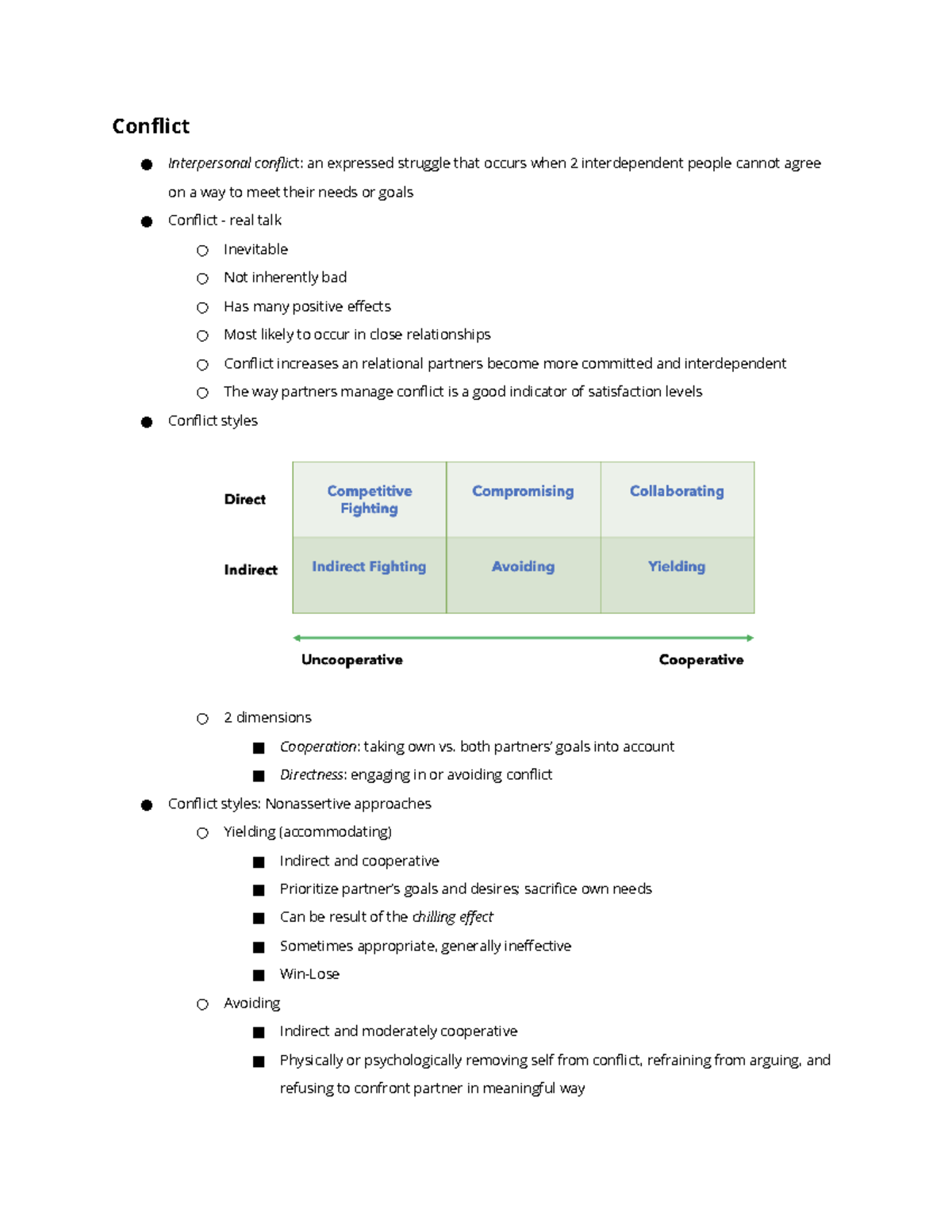 4 4 Lecture Notes (online) - Conflict Interpersonal conflict: an ...