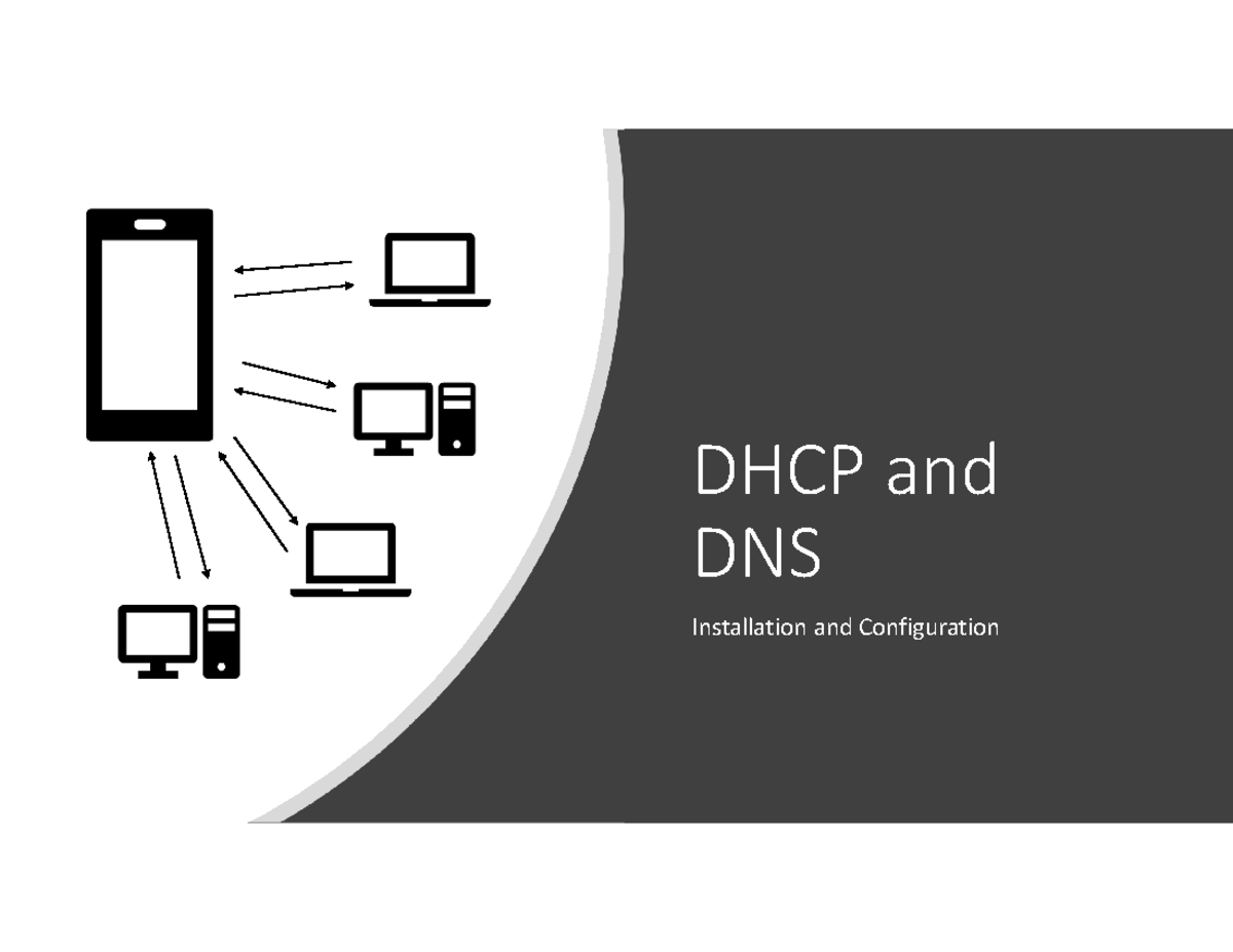 Week8DHCPDNS mst200 DHCP and DNS Installation and Configuration