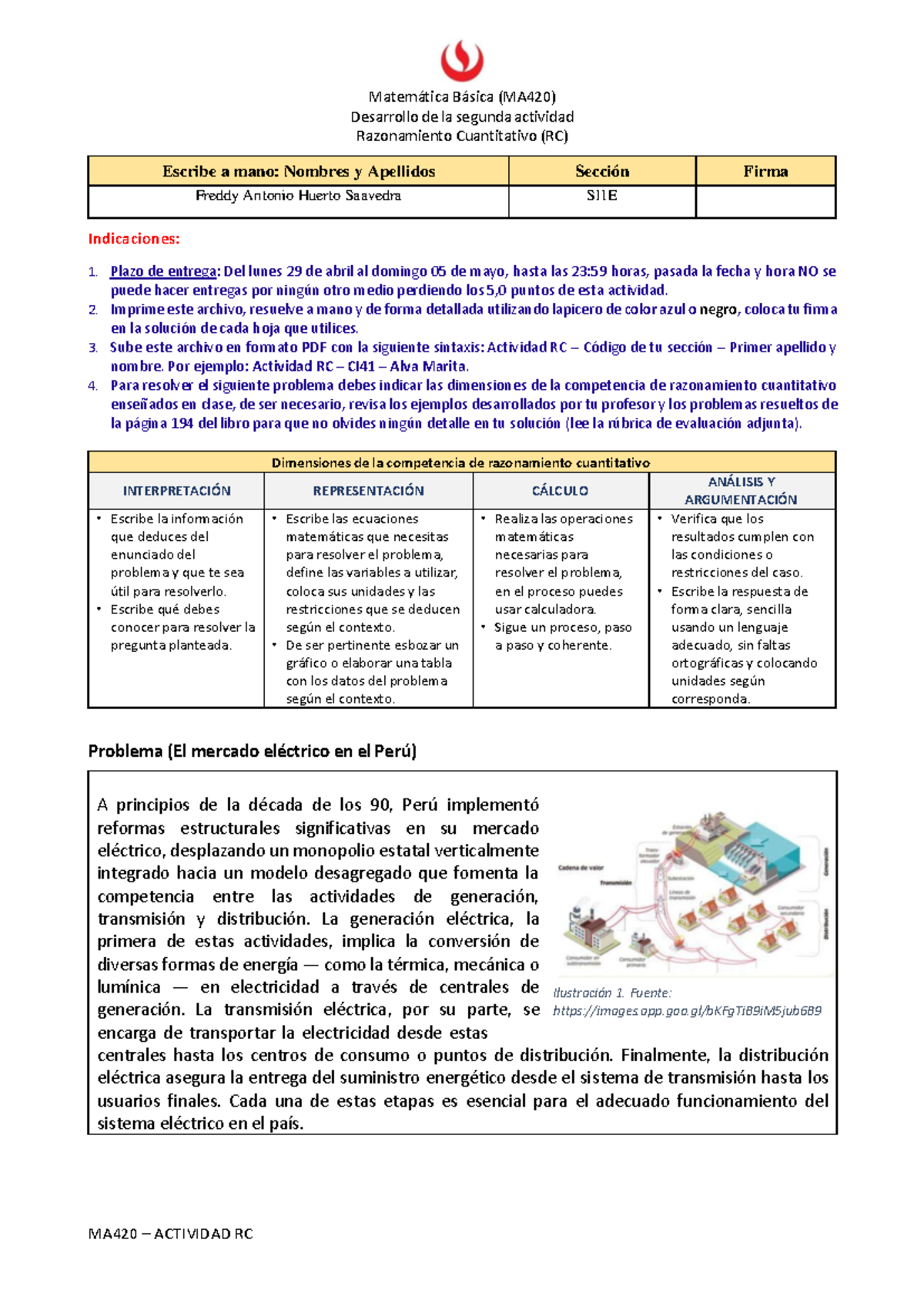 Actividad RC N°2 - Solución Del Trabajo De RC - Matemática Básica ...