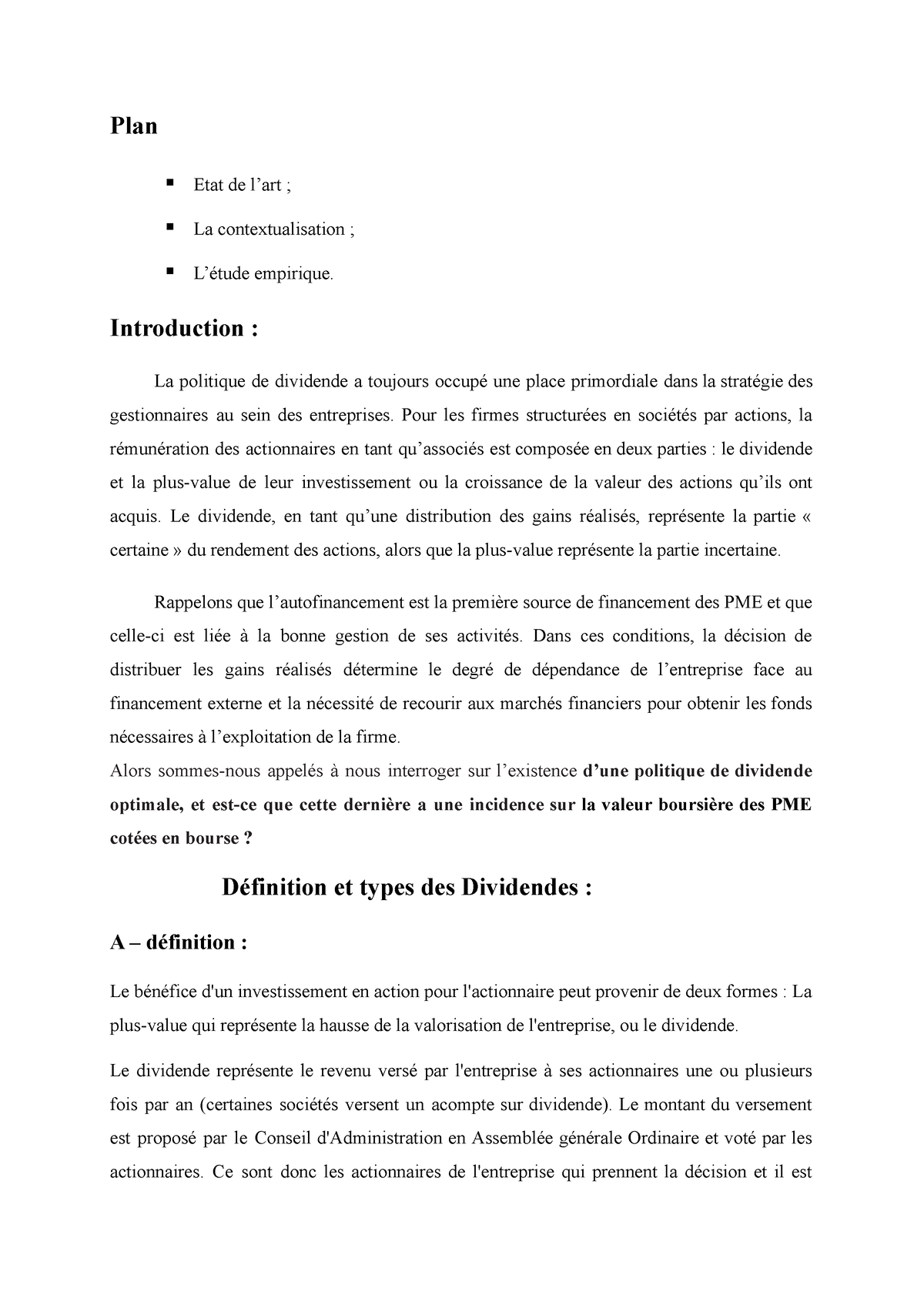 Thème 6 - Préparation de l'examen du module Fondamentaux de la finance ...