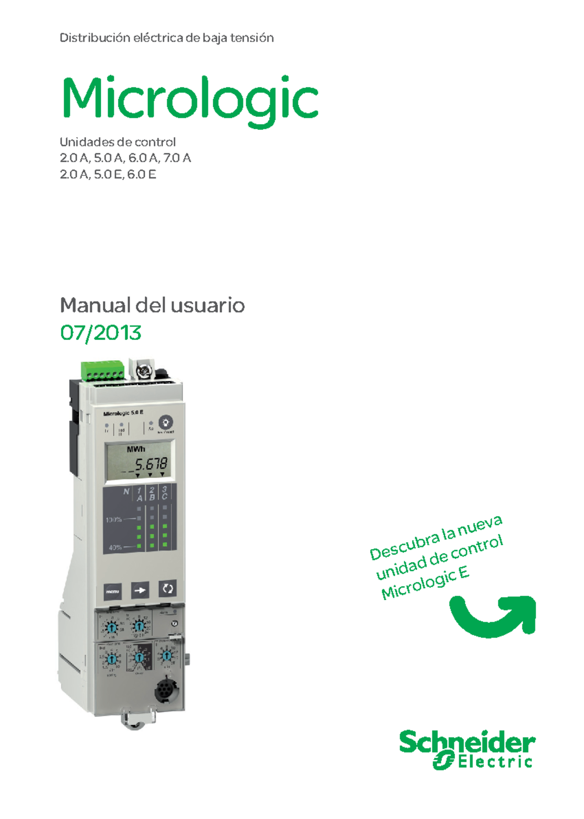 Micrologic Español - Micrologic Unidades de control 2 A, 5 A, 6 A, 7 A ...