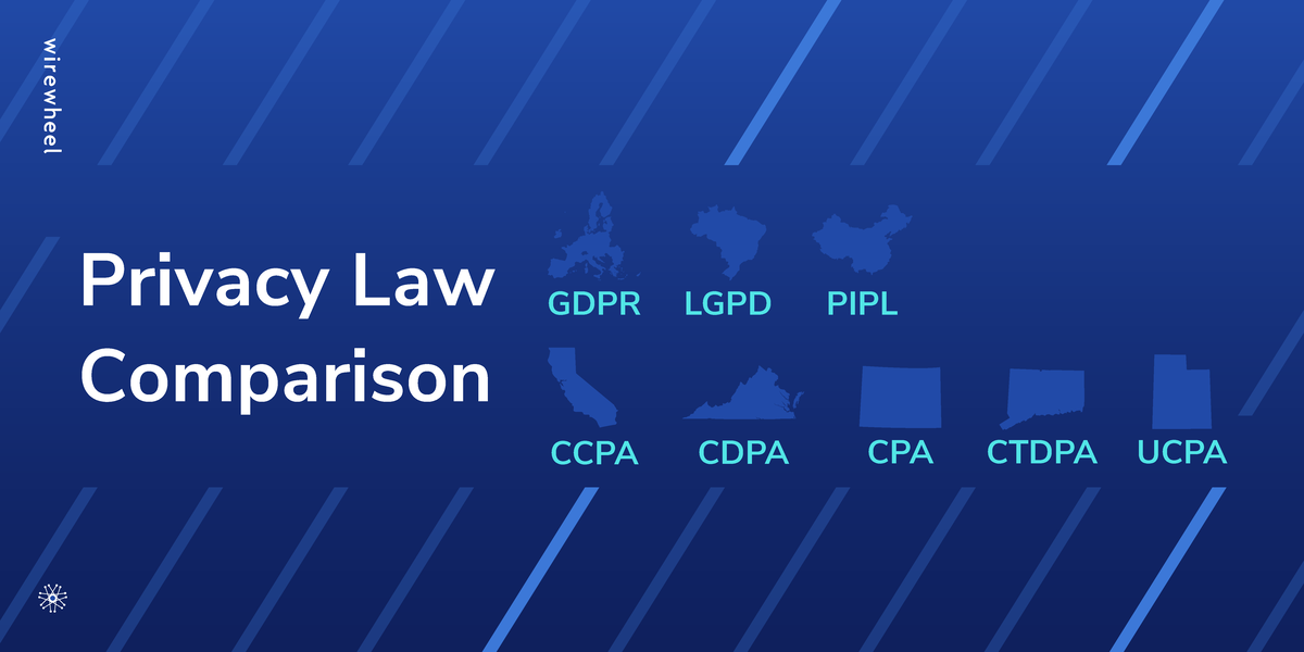 Wire Wheel Privacy Law Comparison May2022 - CCPA CDPA CPA UCPA GDPR ...