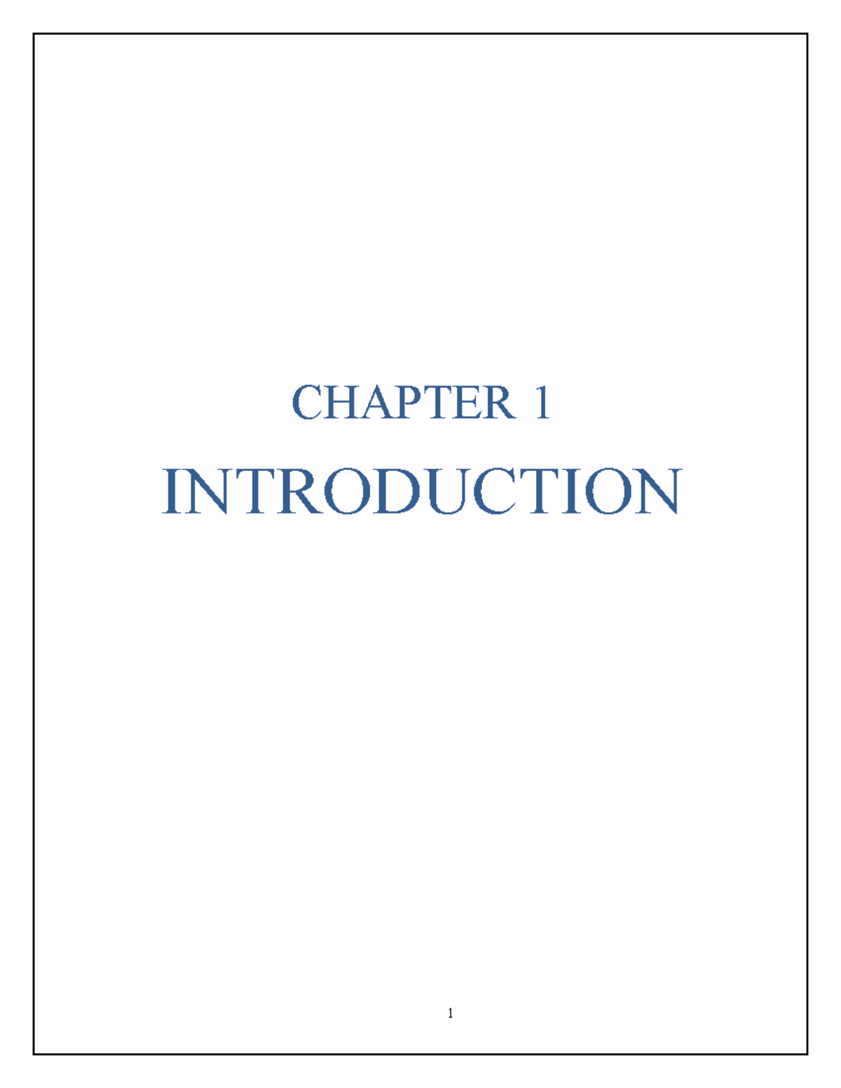 Introduction - intro - CHAPTER 1 INTRODUCTION INTRODUCTION TO MARKETING ...