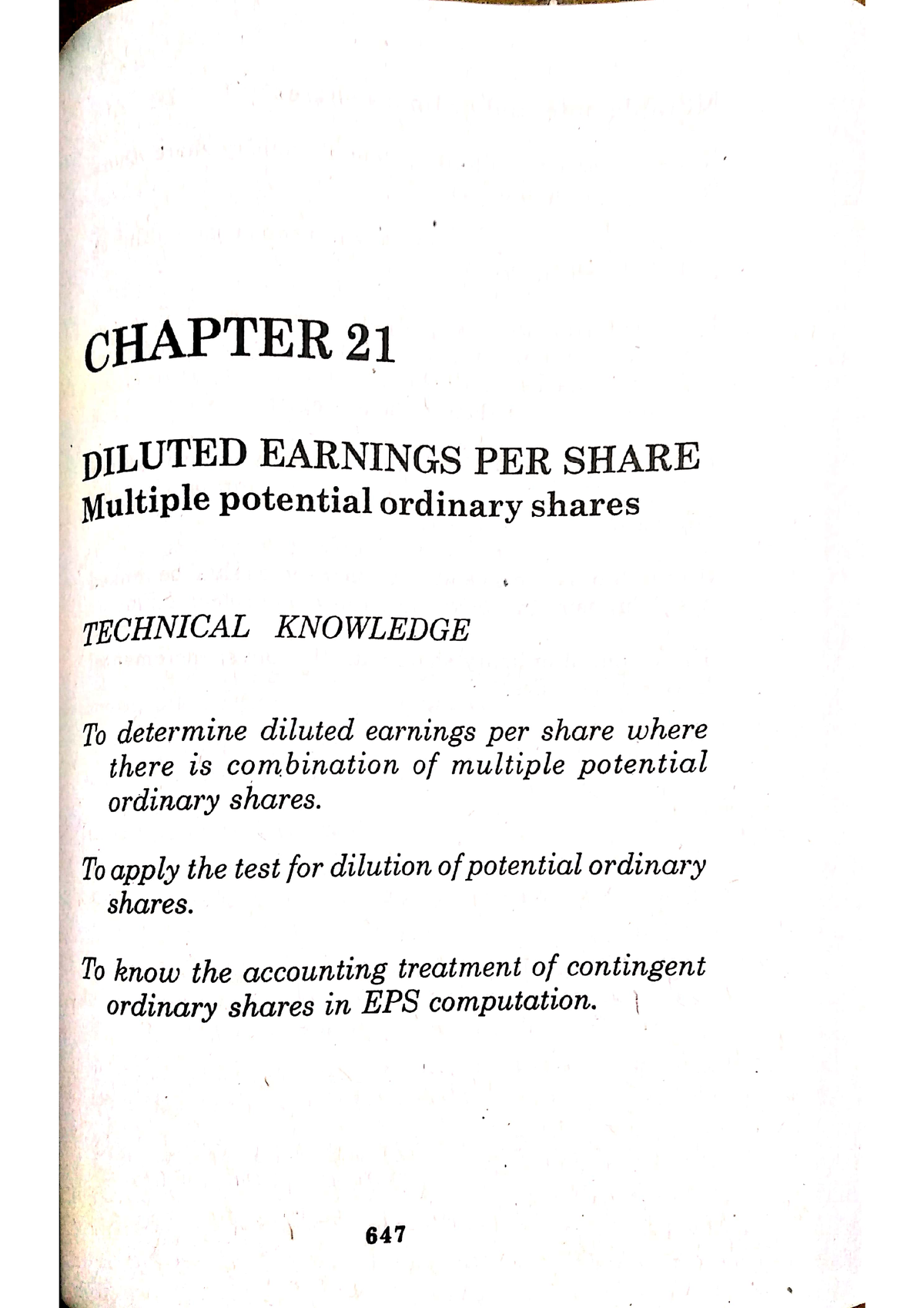 Intermediate Accounting 3 - Chapter 21 - BS Accountancy - Studocu