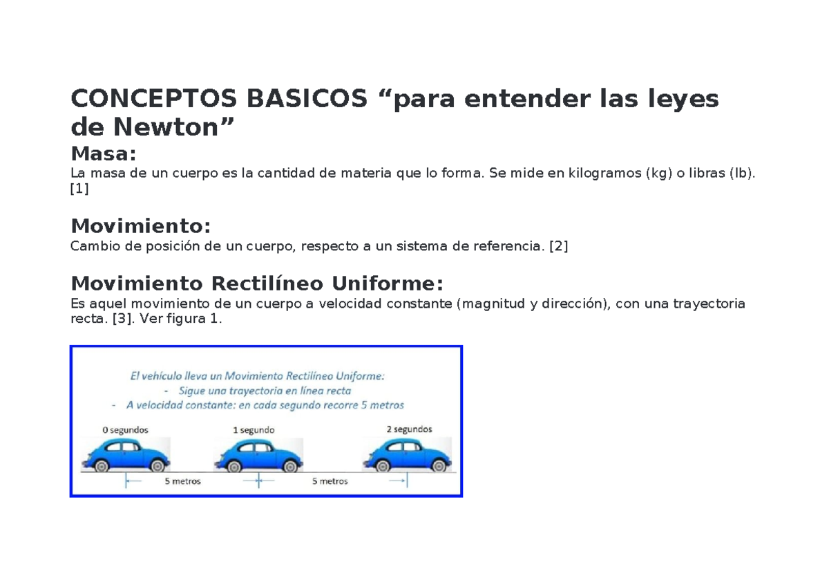 Conceptos Basicos Leyes De Newton - CONCEPTOS BASICOS “para Entender ...