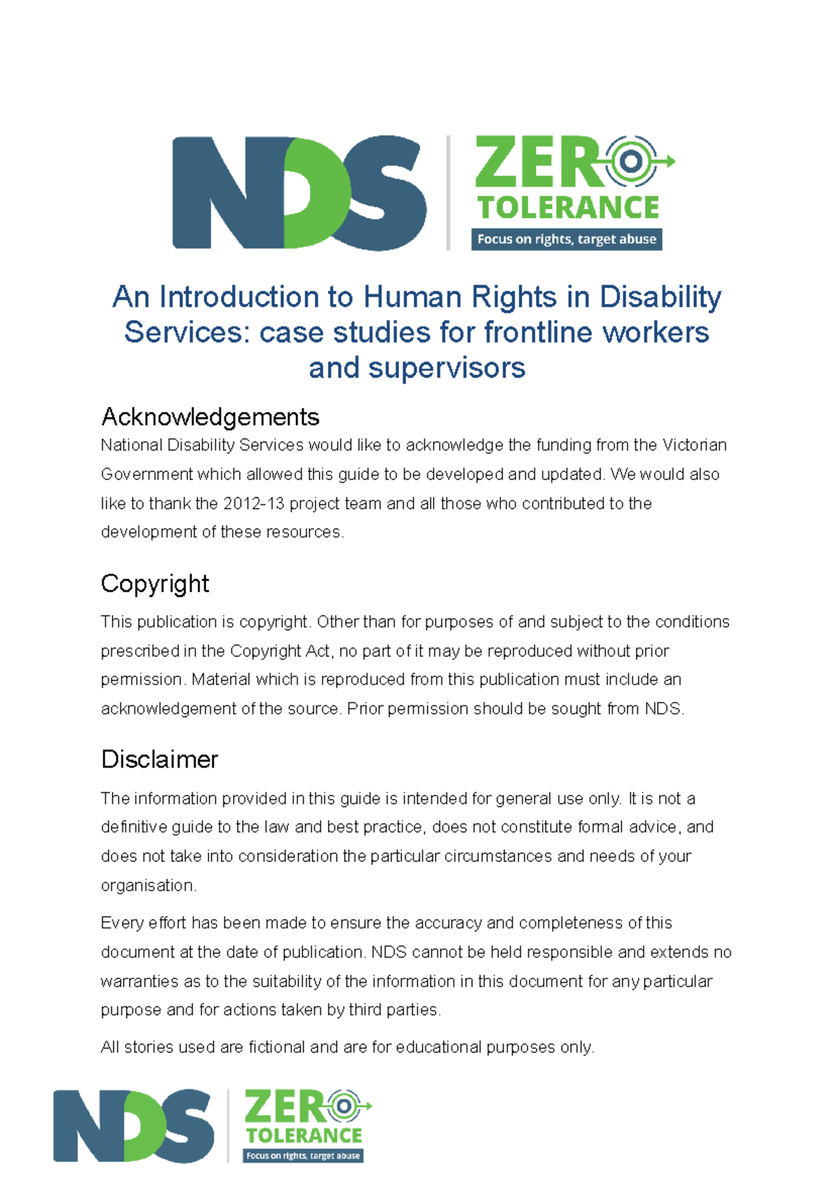 2004 15103158 2 - NDS ZT Human Rights Training Case Studies ...