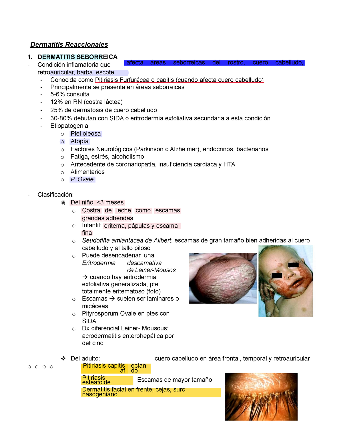 Tiene la Dermatitis seborreica una causa interna? Las respuestas de la MTC  - Erlingen