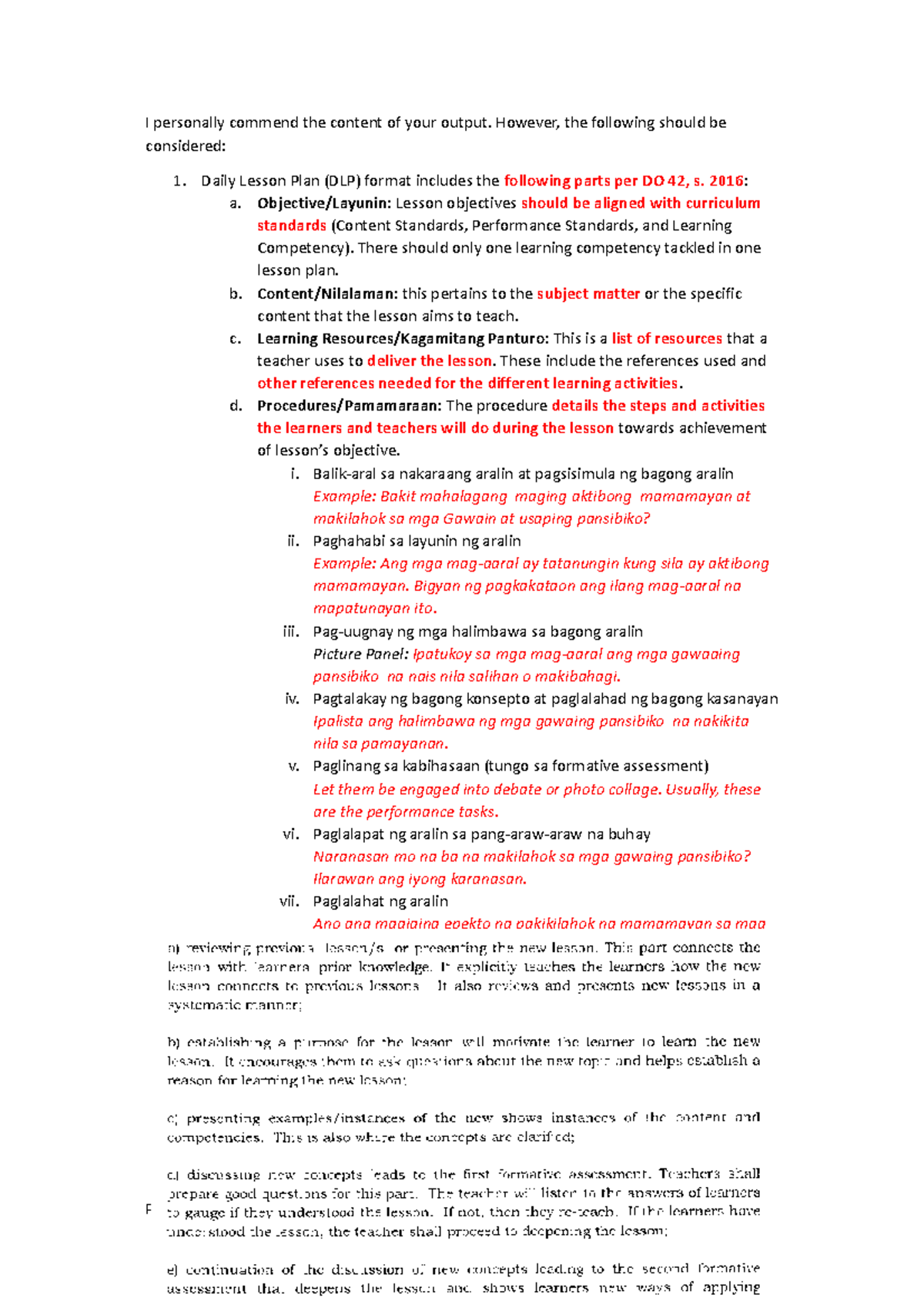 Daily-Lesson-Plan - This is a Daily Lesson Plan - I personally commend ...