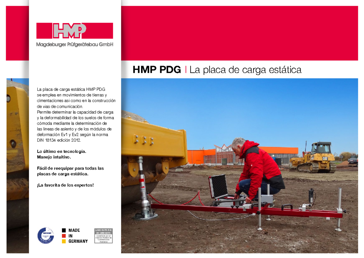 1.04 Prospecto HMP PDGpro - ES web - HMP PDG La placa de carga estática ...