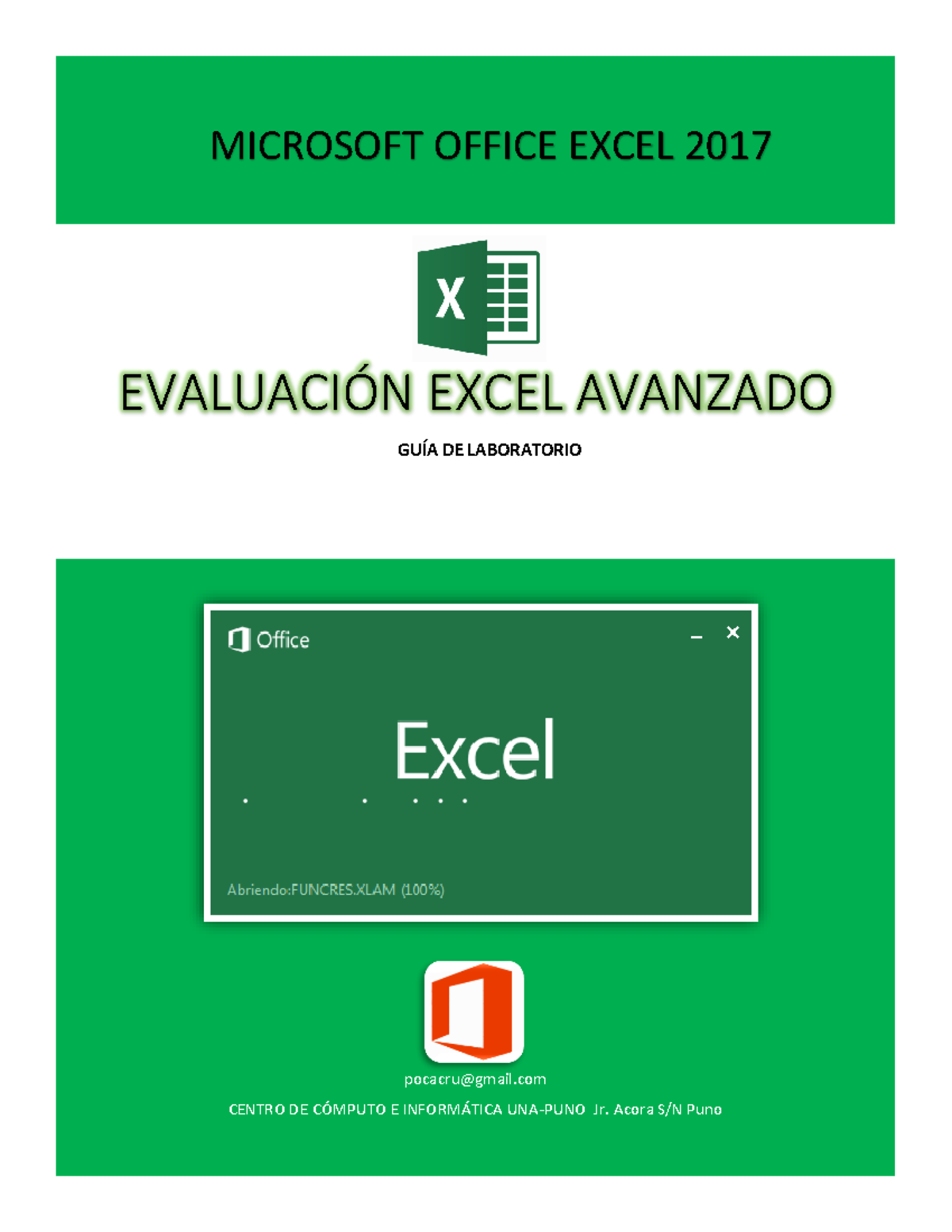 Practica Final Excel Avanzado - pocacru@gmail CENTRO DE C”MPUTO E ...