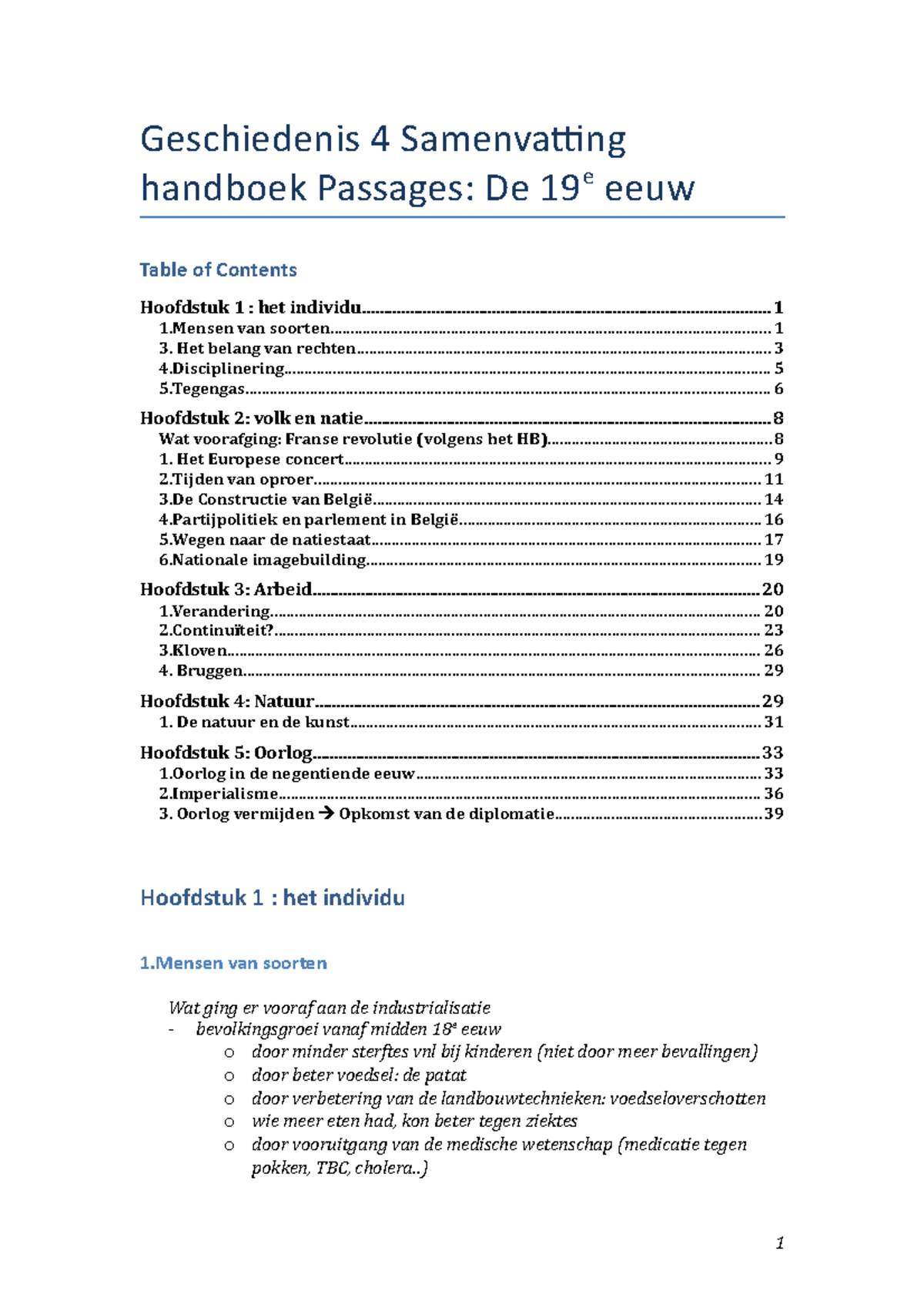 Geschiedenis 4 Samenvatting Passages - Geschiedenis 4 Samenvatting ...