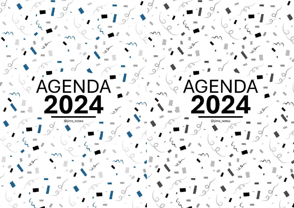 Agenda 2024 JIMS Notes A4 ( Digital) Y A4 2 POR PAG AGENDA AGENDA