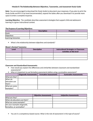 D094 D307 M9 Study Guide - Module 9: Instructional Applications Study ...