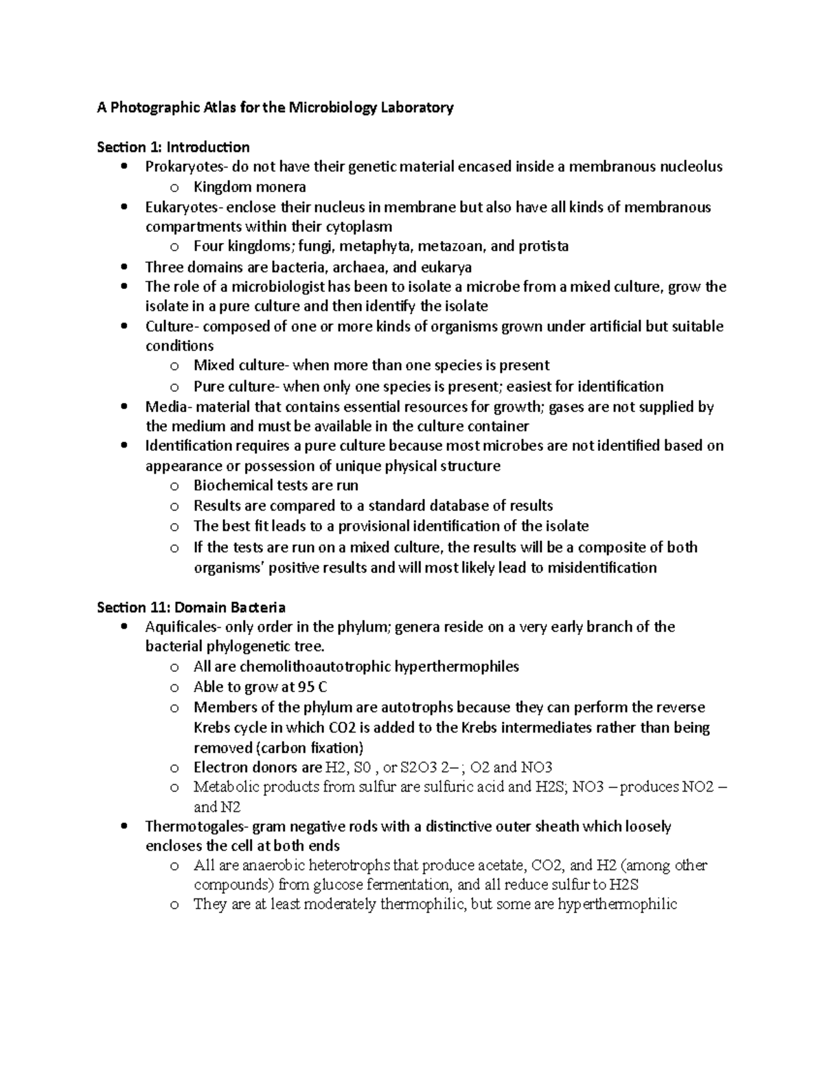 Micro Bio Lab Notes - A Photographic Atlas for the Microbiology ...