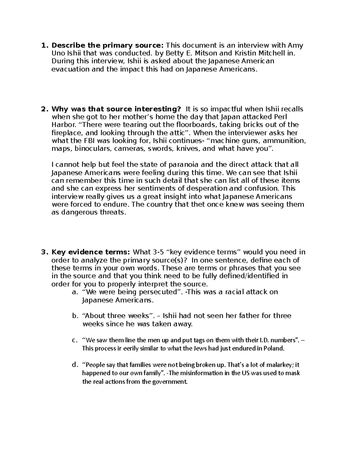 PSA#2 - Prewitting - Describe the primary source: This document is an ...