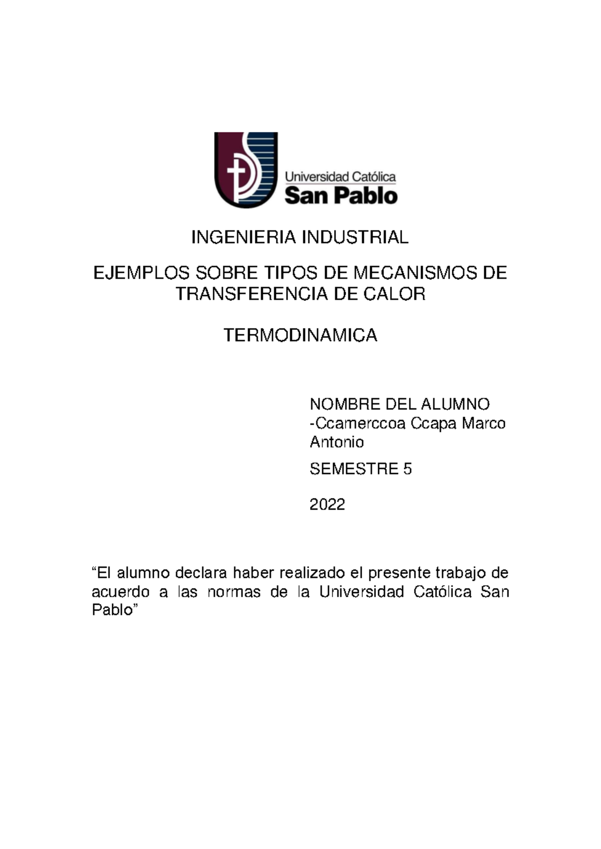 Tarea Final - EJERCICIOS RESUELTOS DE TERMODINAMICA - Termodinamica ...