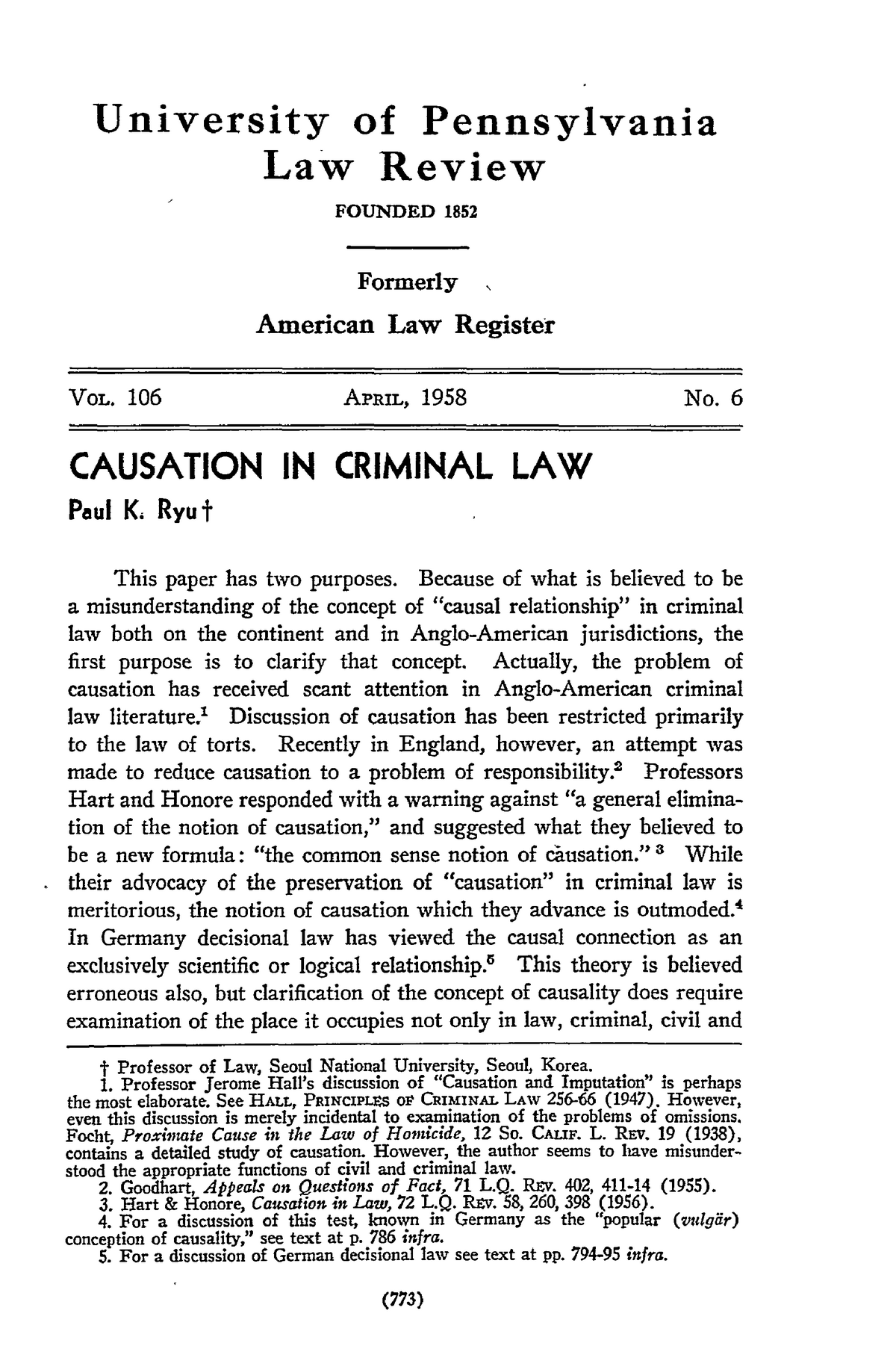 Causal Rules - It Is About The Criminal Law Principle Of Causation And ...