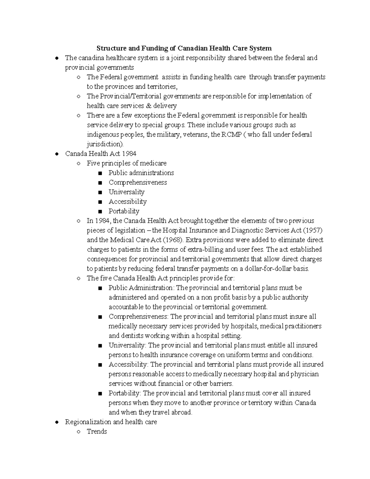 Week 10 lecture - HLTH AGE 1BB3 - McMaster - Studocu