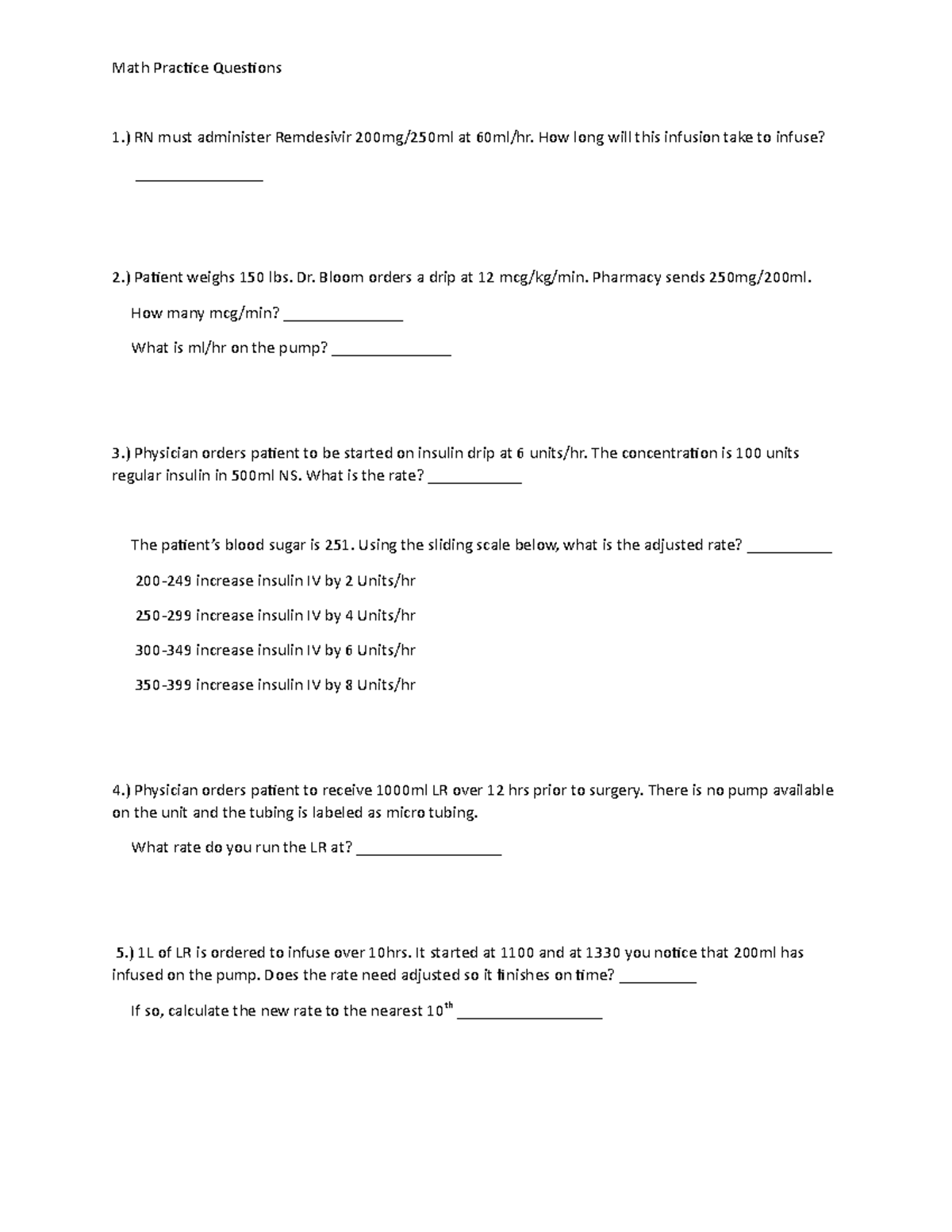 math-practice-questions-rn-must-administer-remdesivir-200mg-250ml