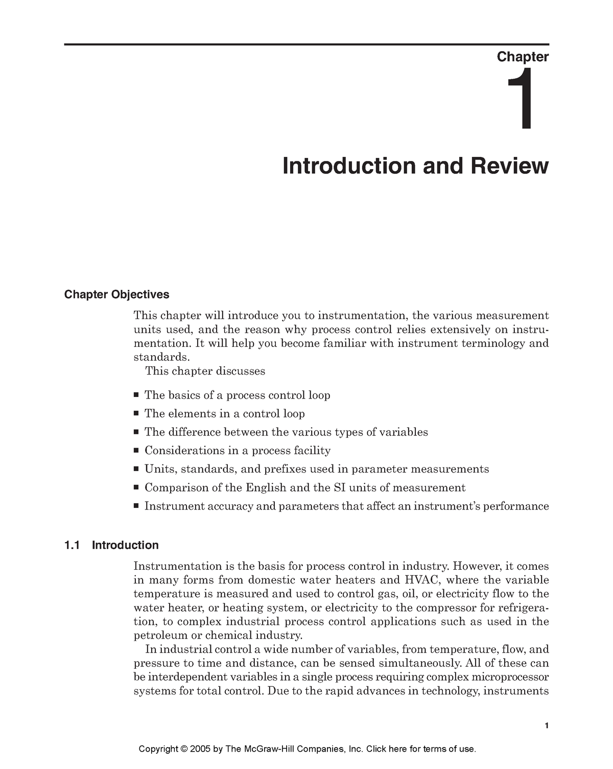 Chapter 1 - Fundamentals Of Industrial Instrumentation And Process ...