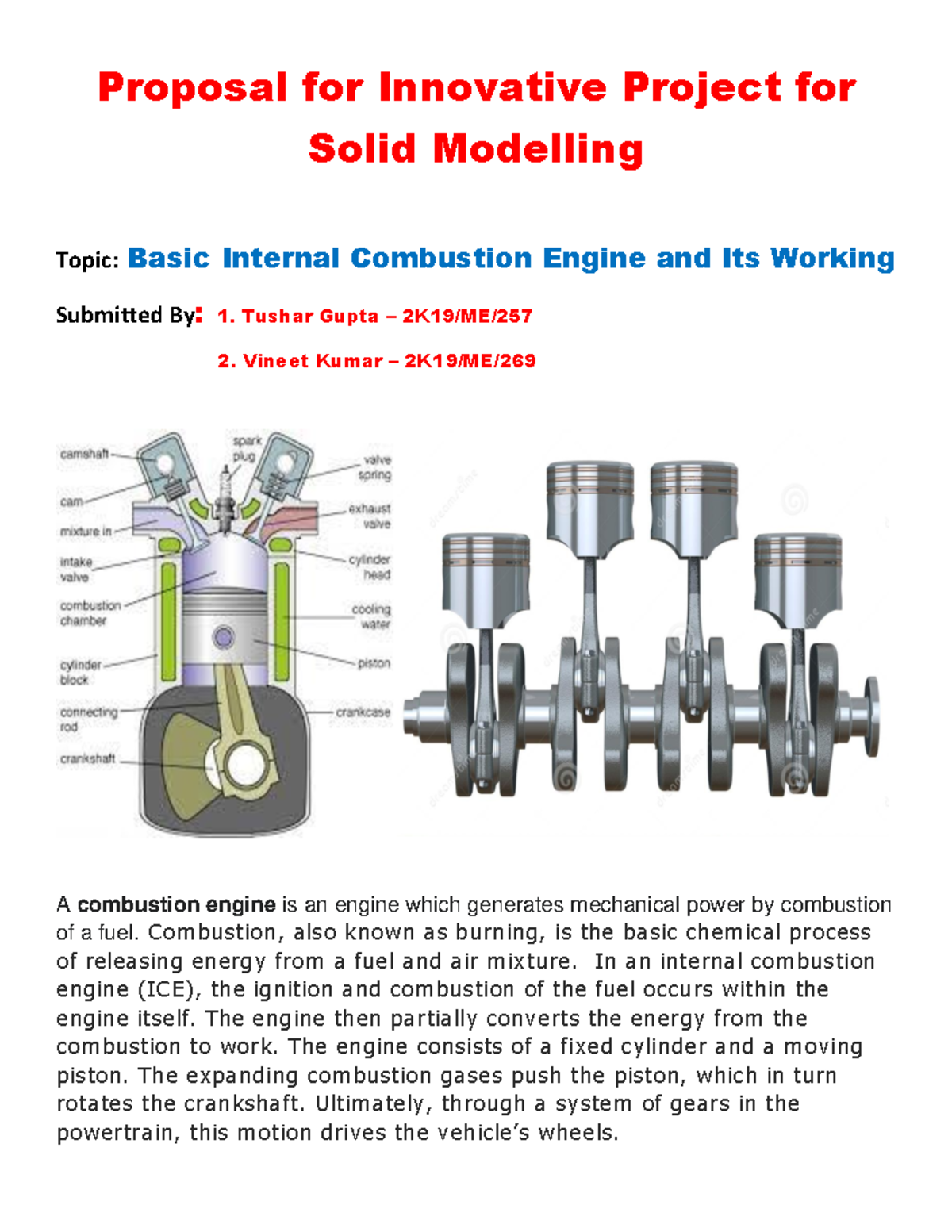 257,269 Proposal for Innovative Project for Solid Modelling - Proposal ...