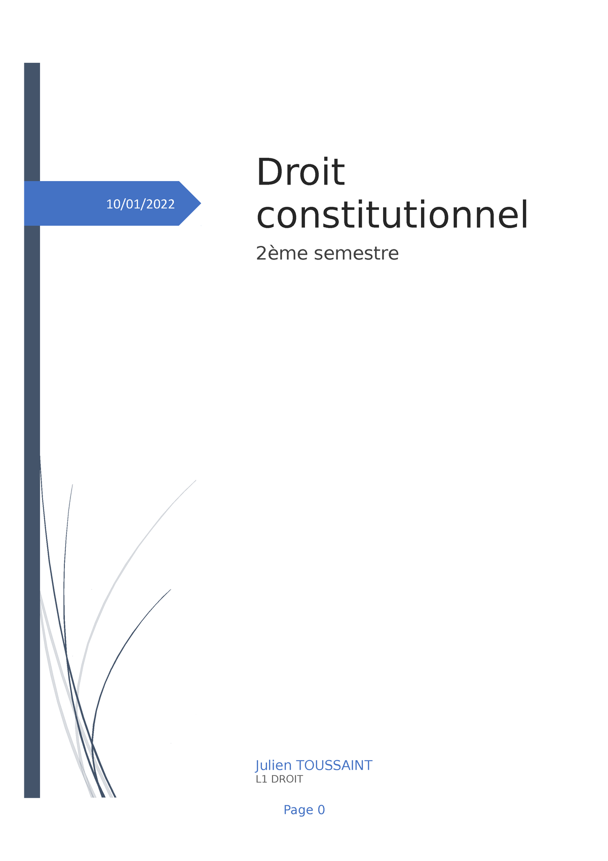 Cours Droit Constitutionnel Page Julien Toussaint L Droit Droit
