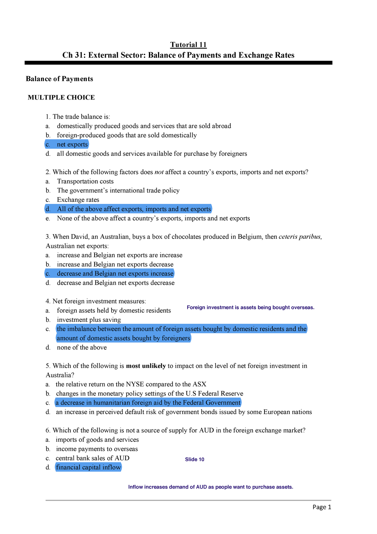 Tutorial 11 Homework Questions & Answers - Page 1 Tutorial 11 Ch 31 ...