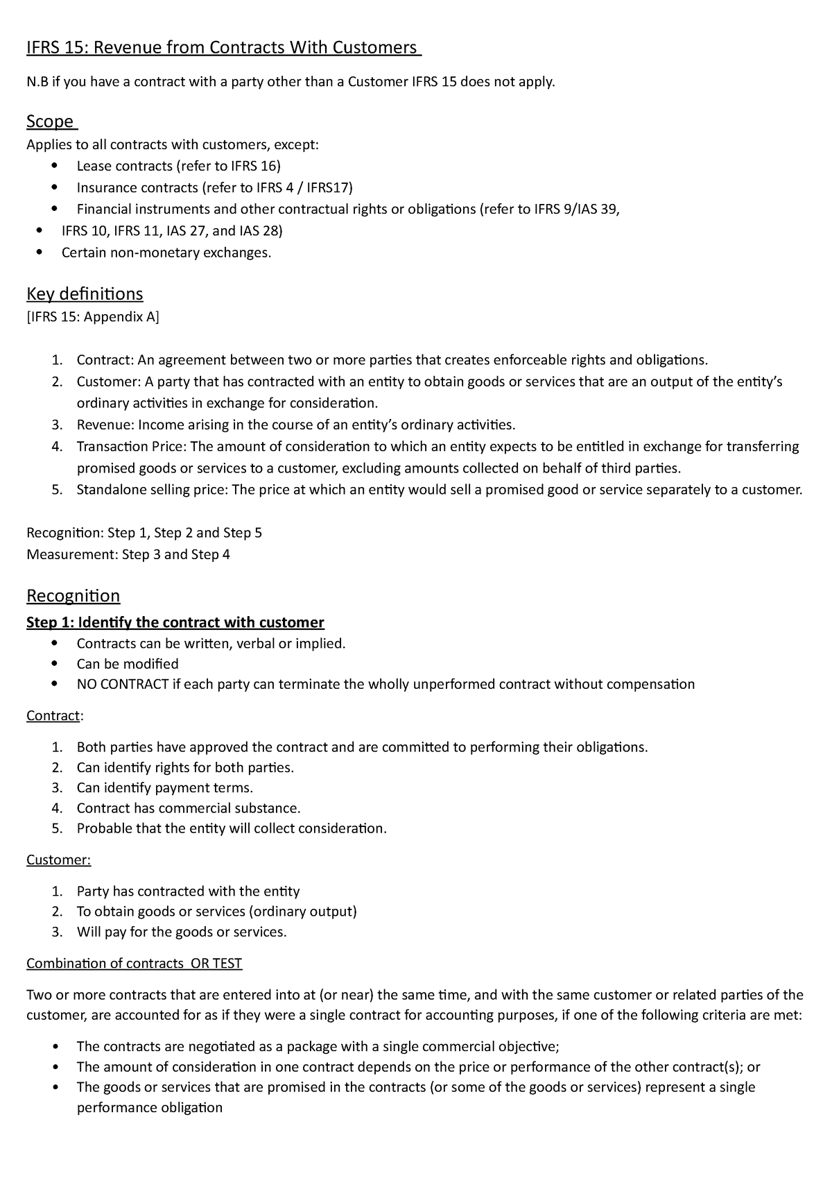 Ifrs 15 Effective Date