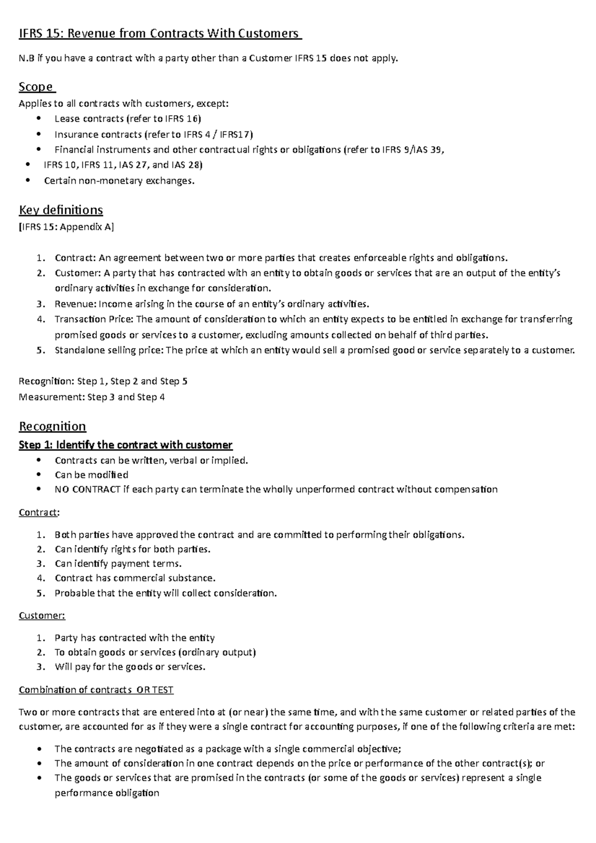 IFRS 15 220601 094605 IFRS 15 Revenue Recognition Important Concepts 