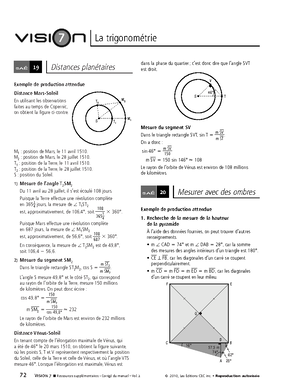 Vision-1 4sn corrige 6 - Math corrected Secondary 4 book - © 2010, Les ...
