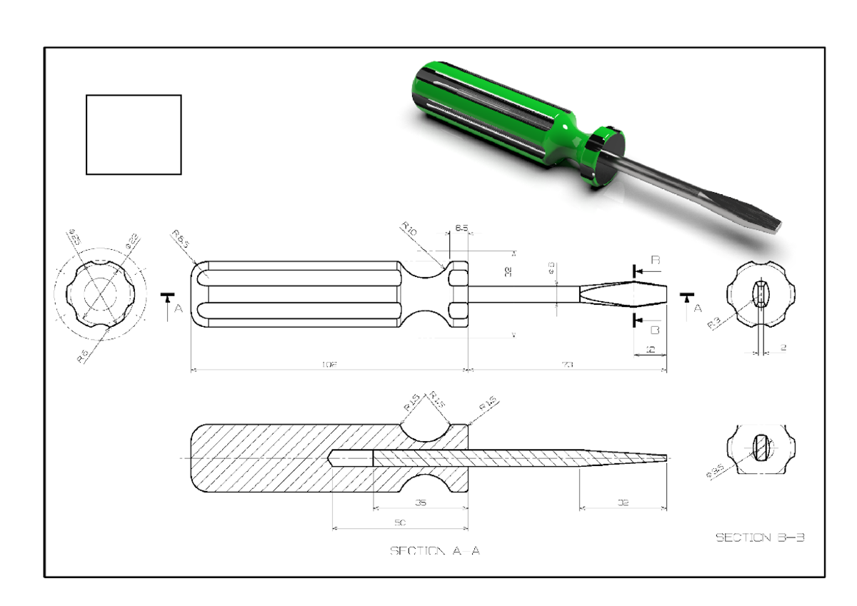 Destornillador Plano Draper Expert 40029 - 150x5 Mm, Mango Ergonómico, Acero Al Cromo Vanadio