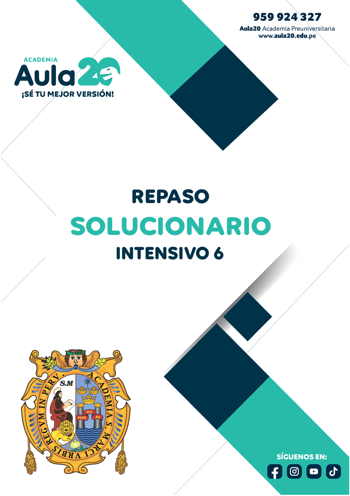 Solucionario Semana I6 - REPASO ¡SÉ TU MEJOR VERSIÓN! SOLUCIONARIO ...