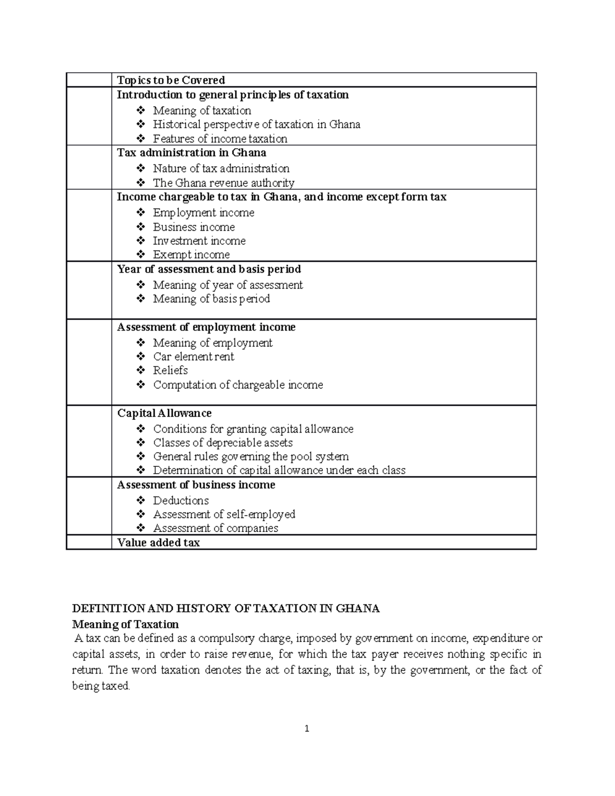 taxation topics for a dissertation