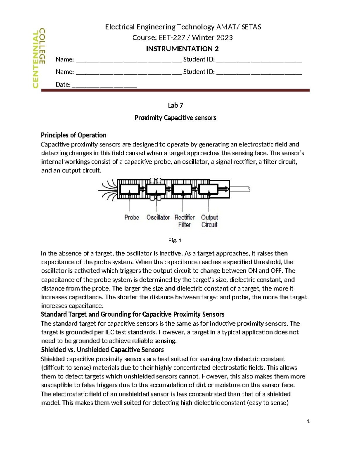 EET227 W24 LAB7 - Electrical Engineering Technology AMAT/ SETAS Course ...