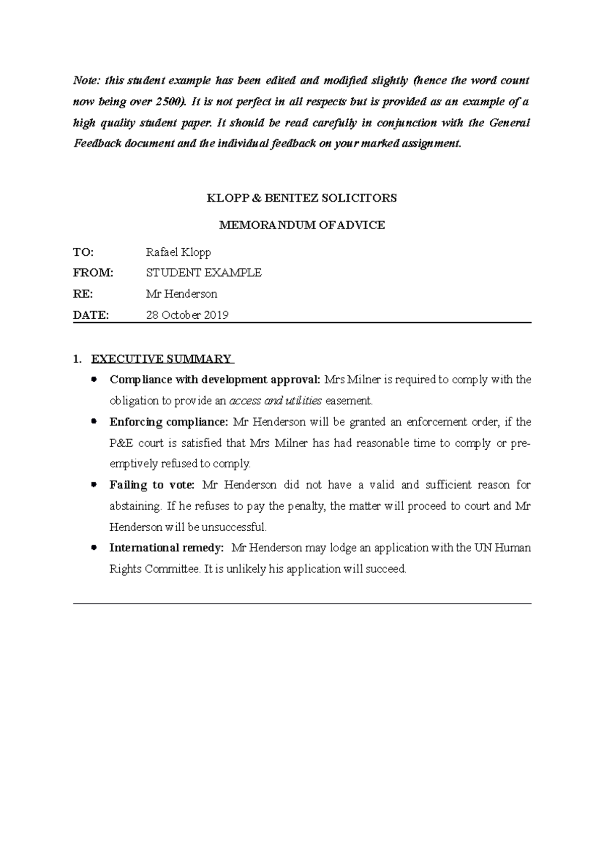 Research Paper High Quality Student Example Note this student