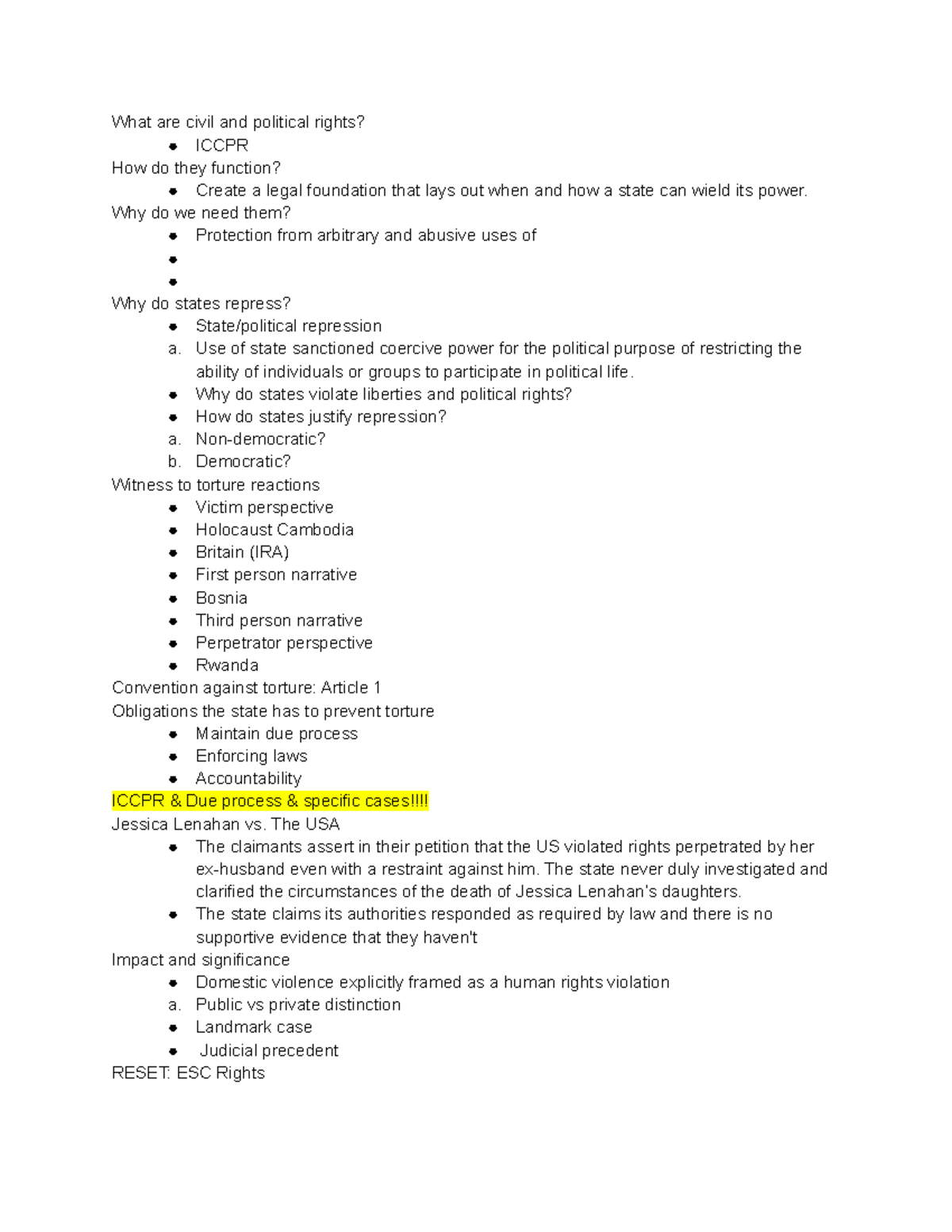 Pt3 - All Lecture Notes from Semester 2022-2023 - What are civil and ...
