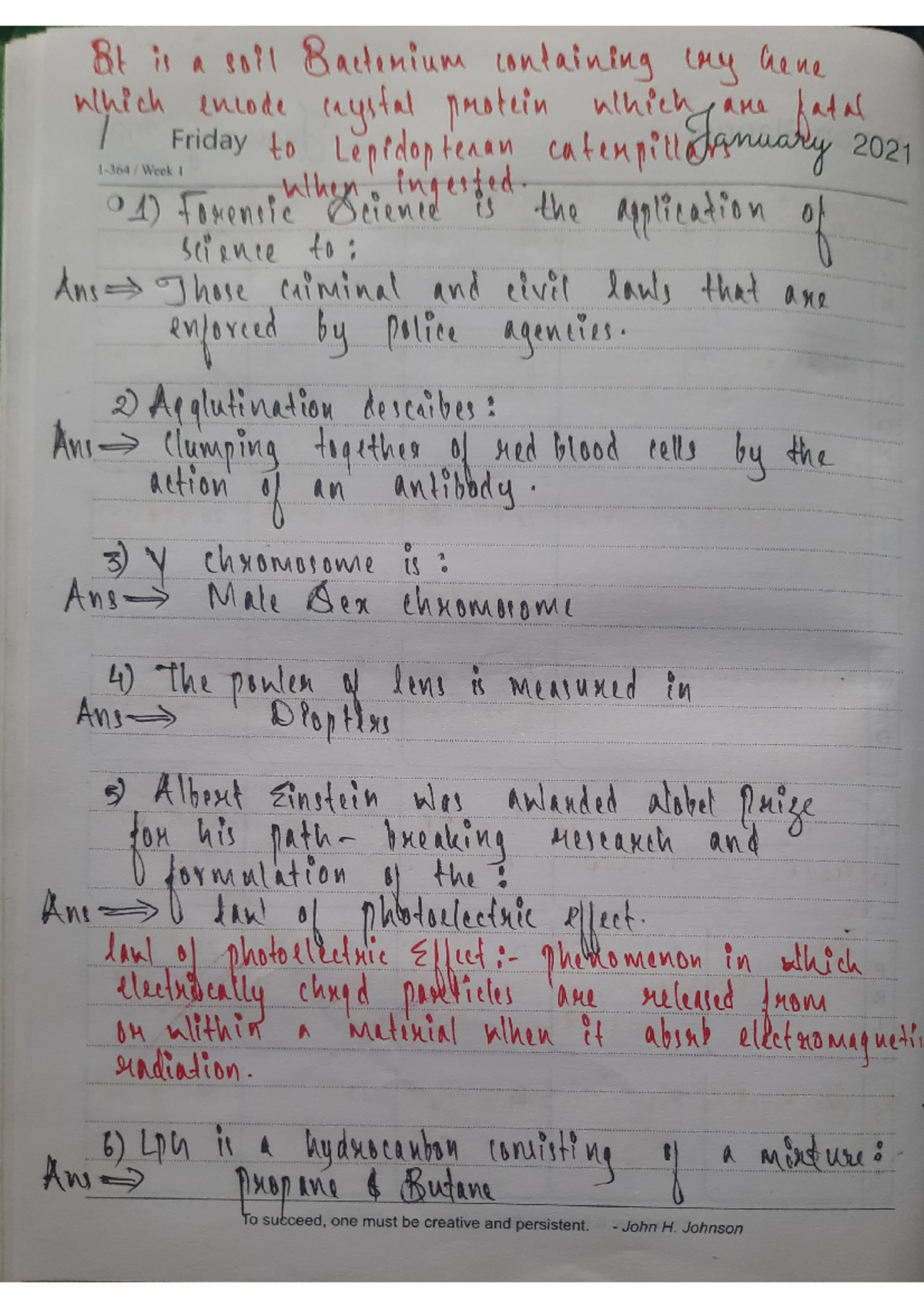 FSC 1 - Practice Question for Forensic Science entrance exam - Studocu