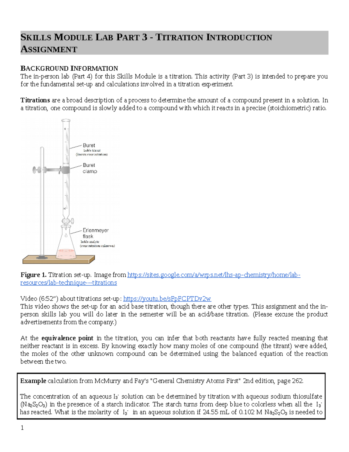 Copy of Skills Module Part 3 Titration Worksheet Template SKILLS