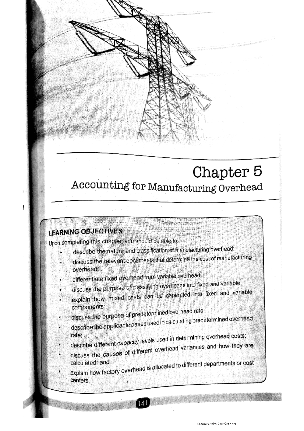 Chapter 5 - Accounting For Manufacturing Overhead - Bachelor Of Science ...