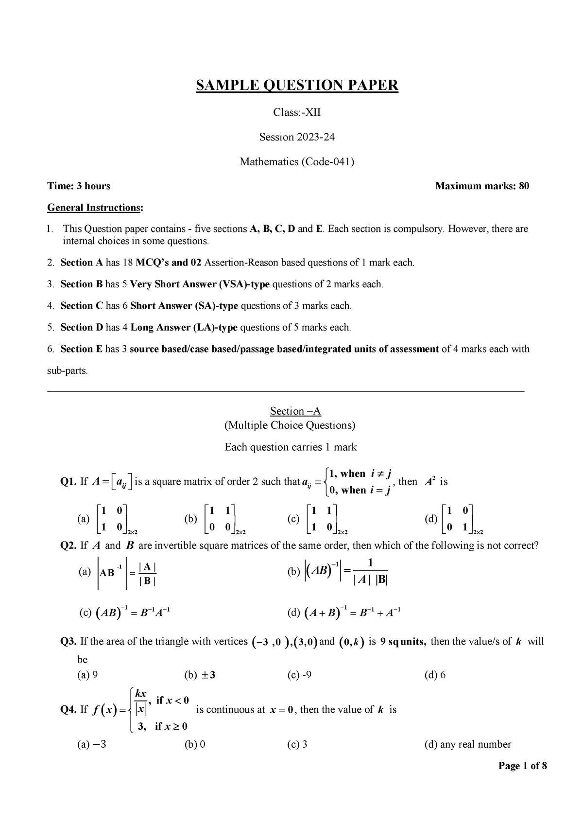 Maths-SQP - Summary computer fundamentals and html - ####### SAMPLE ...