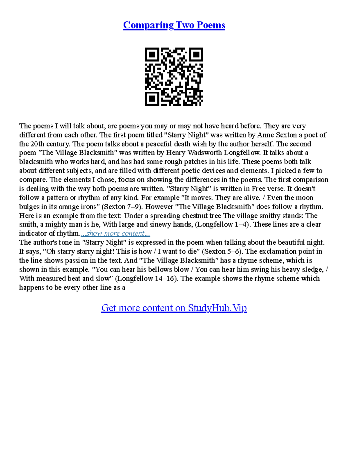 Unbelievable! Max'S Poem Comparison Will Change Your Mind - 9mwx6l8