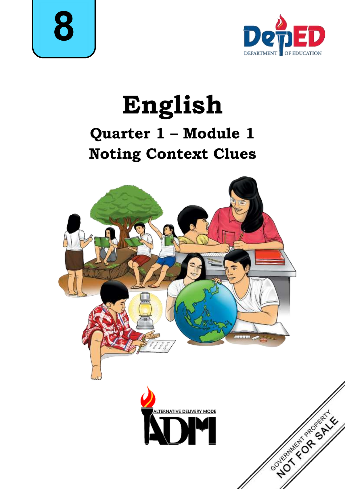 English 8 Q1 Mod1 Noting Context Clues Final 07282020 8 English Quarter 1 Module 1 Noting 3058