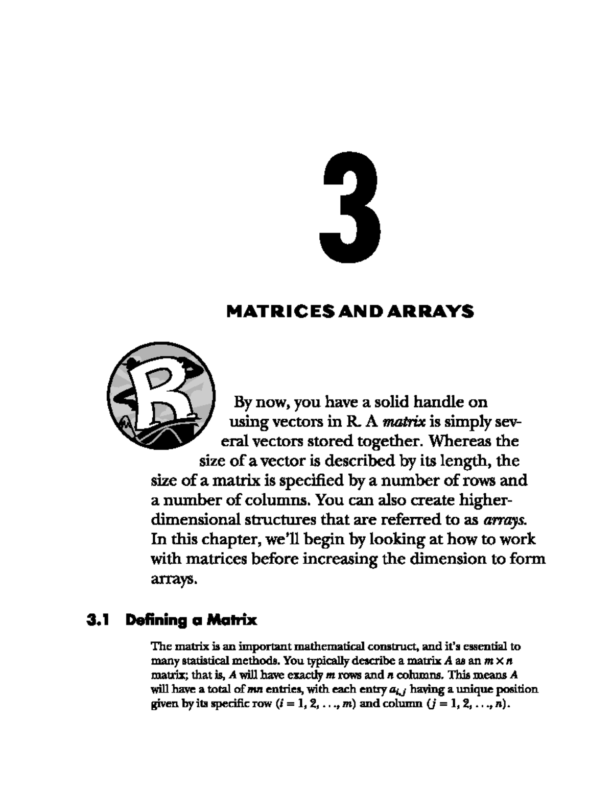 Chapter 3 - Matrix Theory And R Programming - Studocu