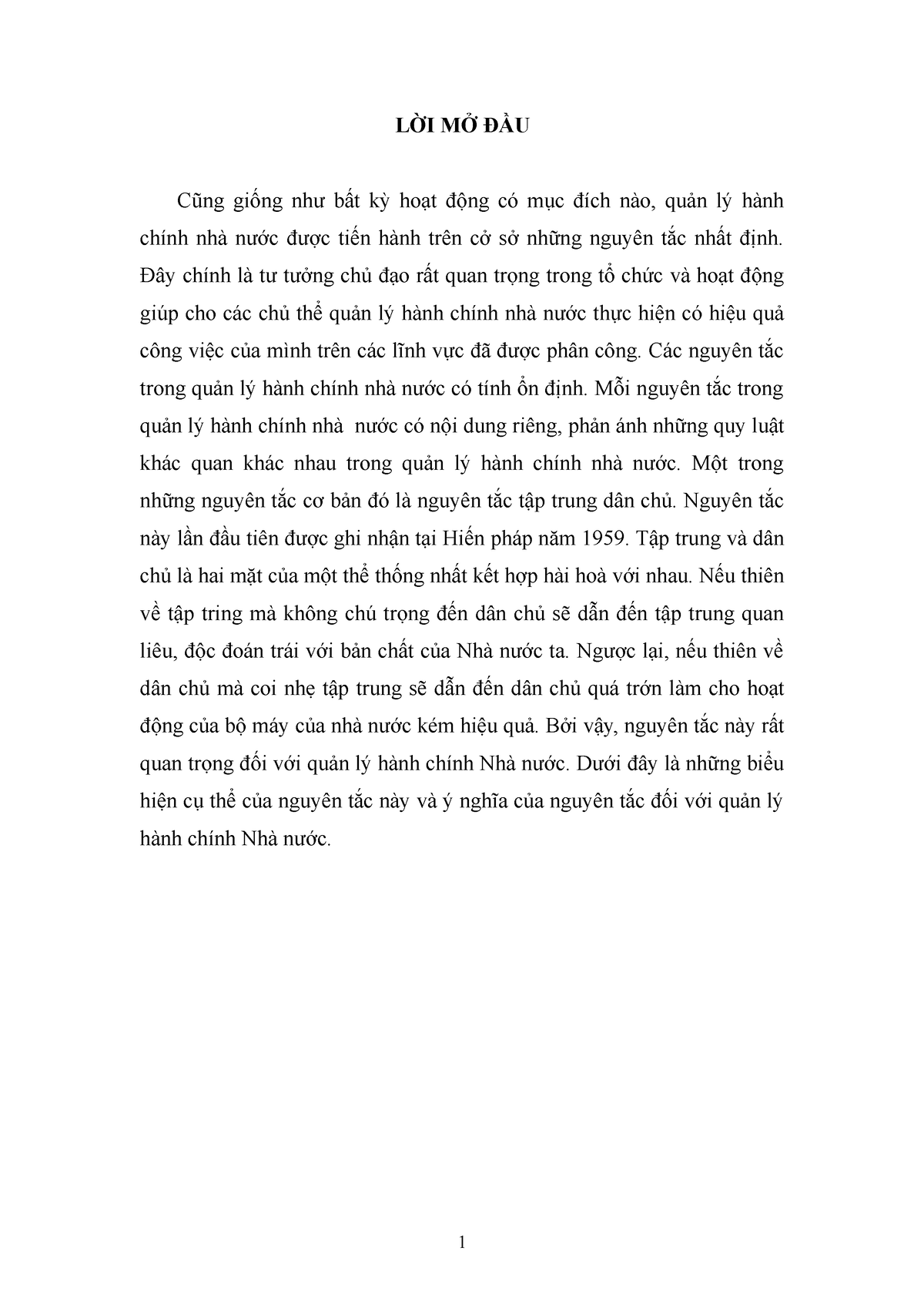 [123doc] - cac-nguyen-tac-trong-quan-ly-hanh-chinh-nha-nuoc - LỜI MỞ ĐẦU Cũng giống như bất kỳ hoạt - Studocu